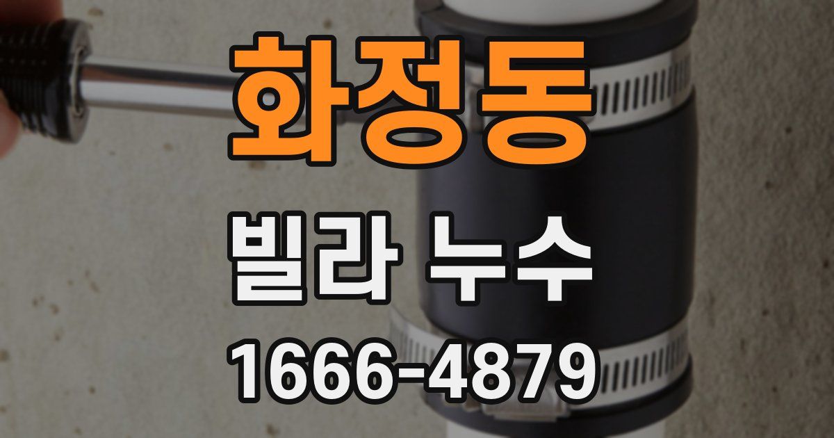 화정동 빌라 누수