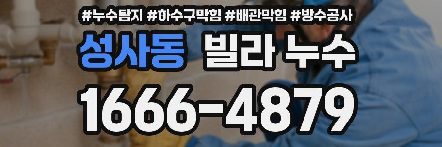 성사동 빌라 누수