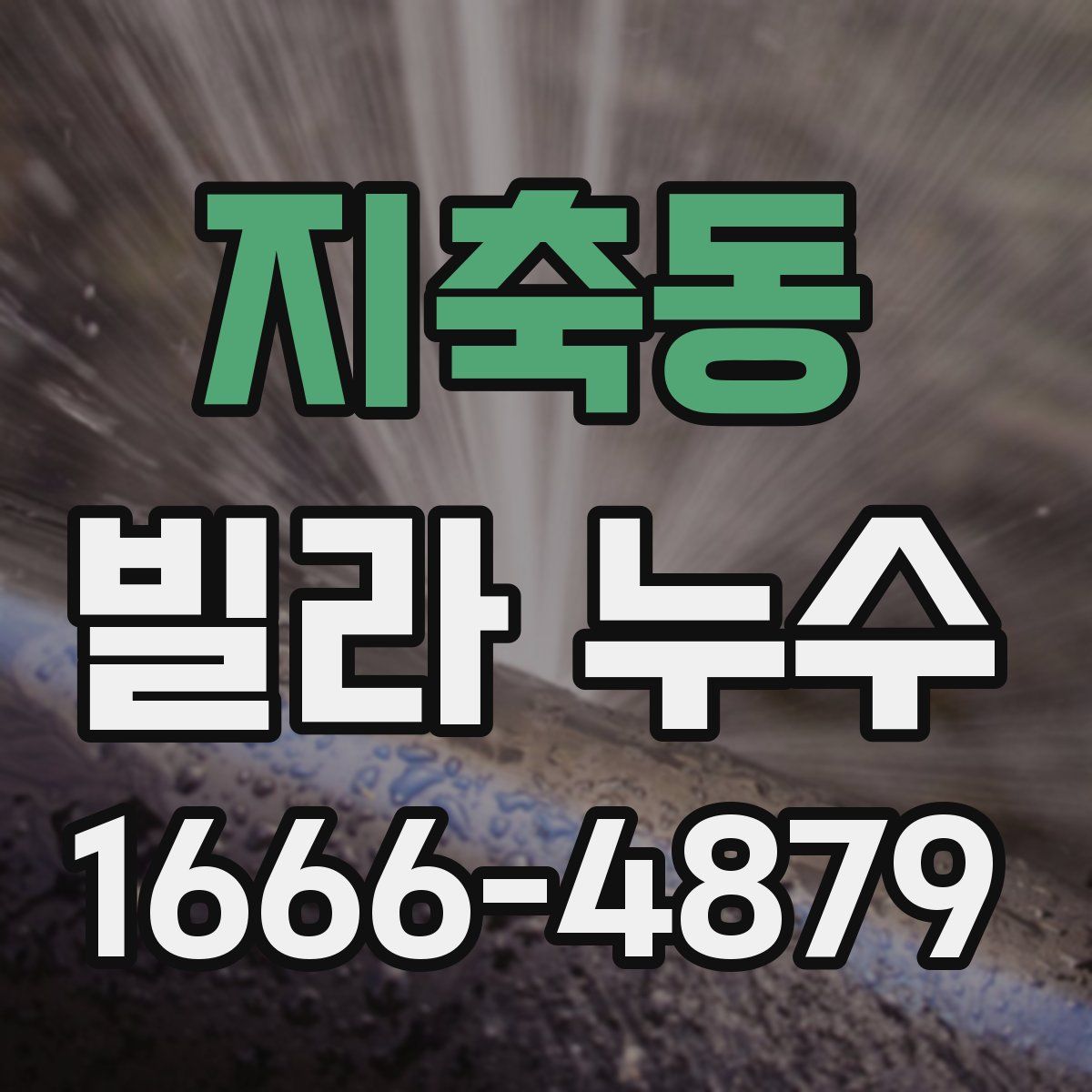 지축동 빌라 누수