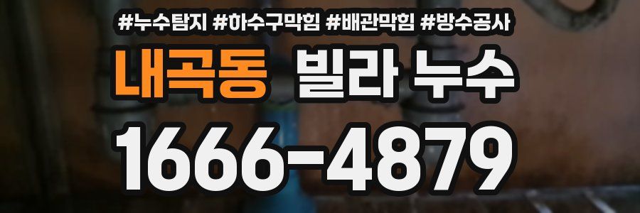 내곡동 빌라 누수