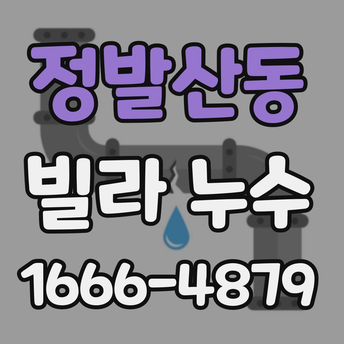 정발산동 빌라 누수