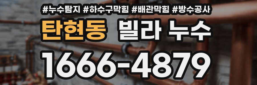 탄현동 빌라 누수