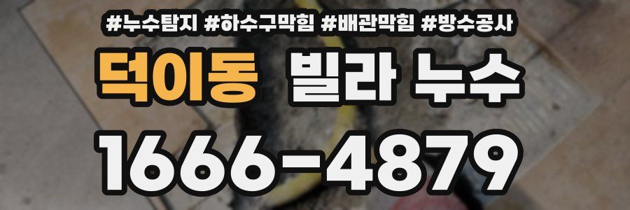 덕이동 빌라 누수