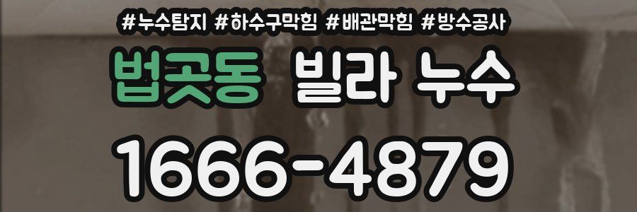 법곳동 빌라 누수