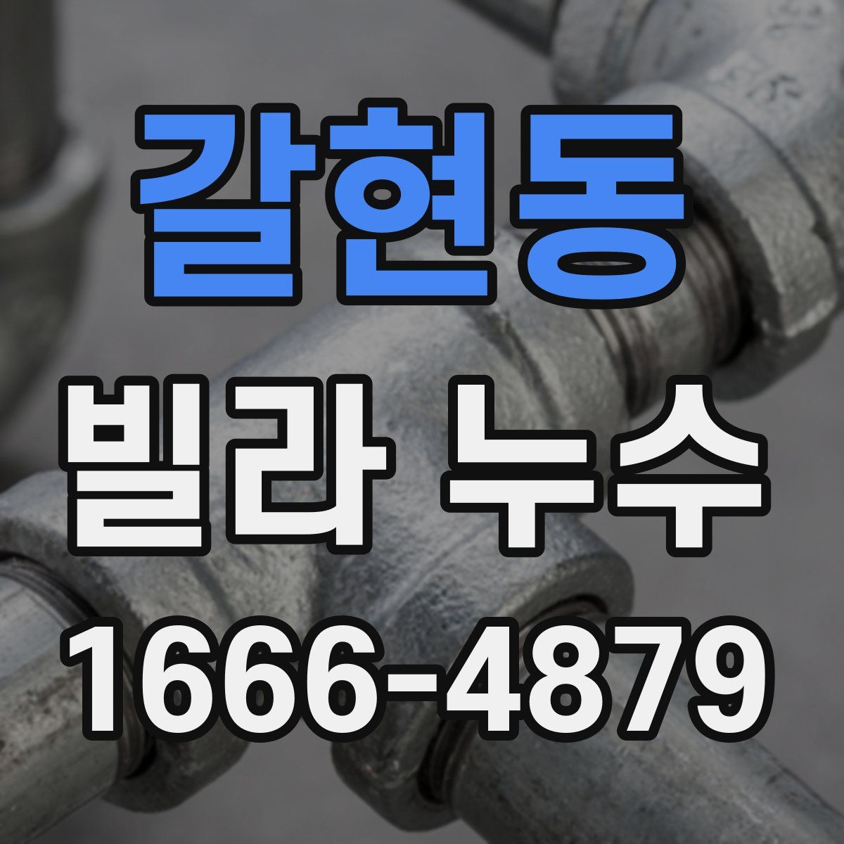 갈현동 빌라 누수