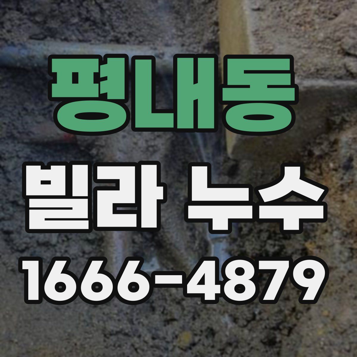 평내동 빌라 누수