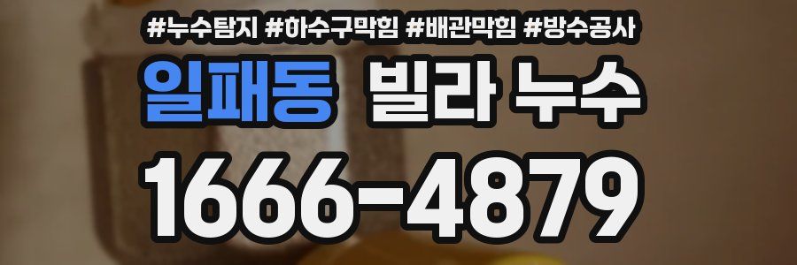 일패동 빌라 누수
