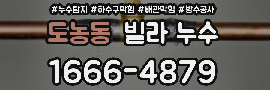 도농동 빌라 누수