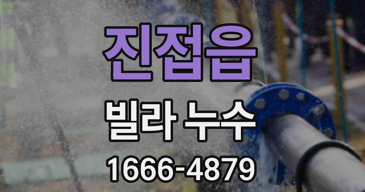진접읍 빌라 누수
