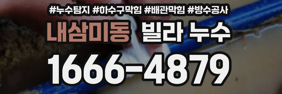 내삼미동 빌라 누수