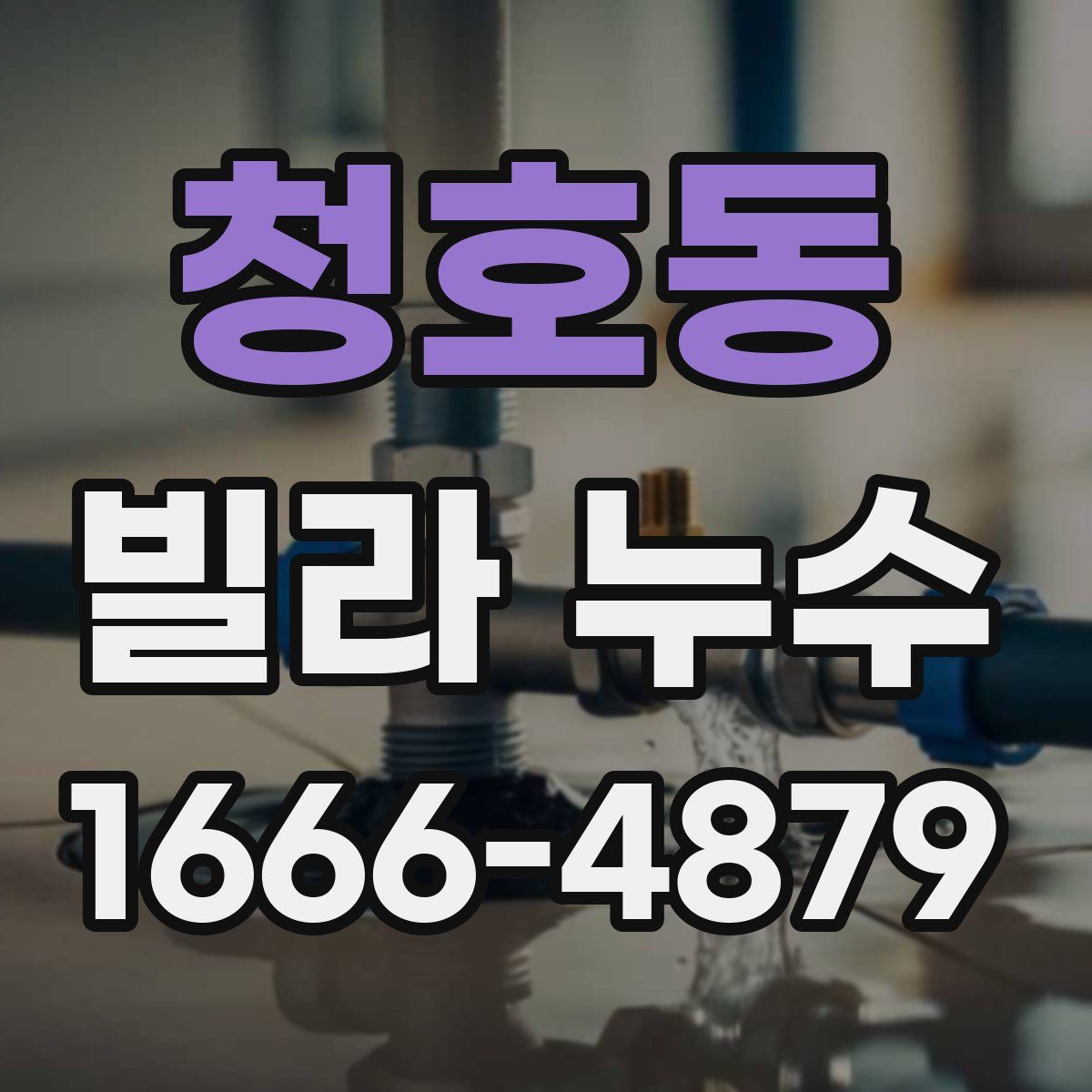 청호동 빌라 누수