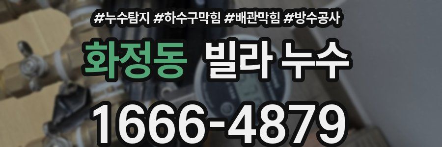 화정동 빌라 누수