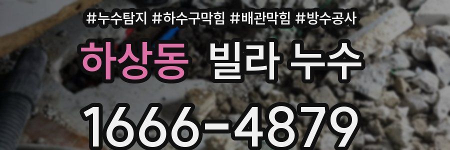 하상동 빌라 누수