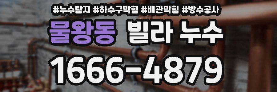 물왕동 빌라 누수
