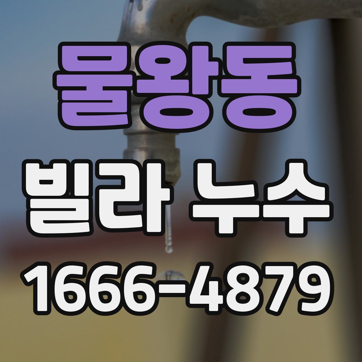 물왕동 빌라 누수