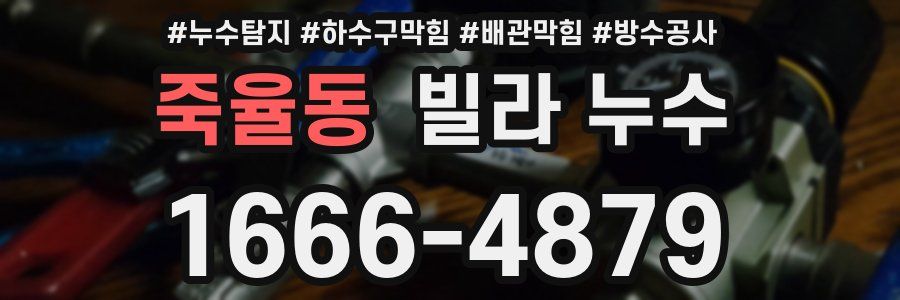 죽율동 빌라 누수