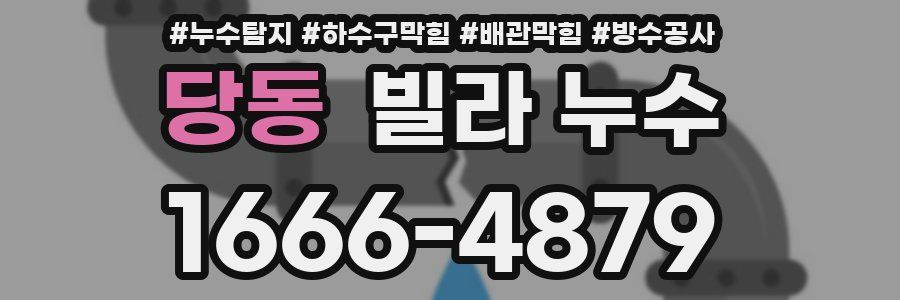 당동 빌라 누수
