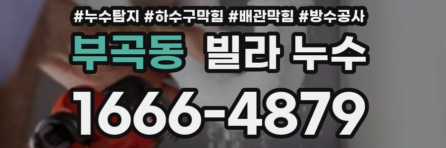부곡동 빌라 누수