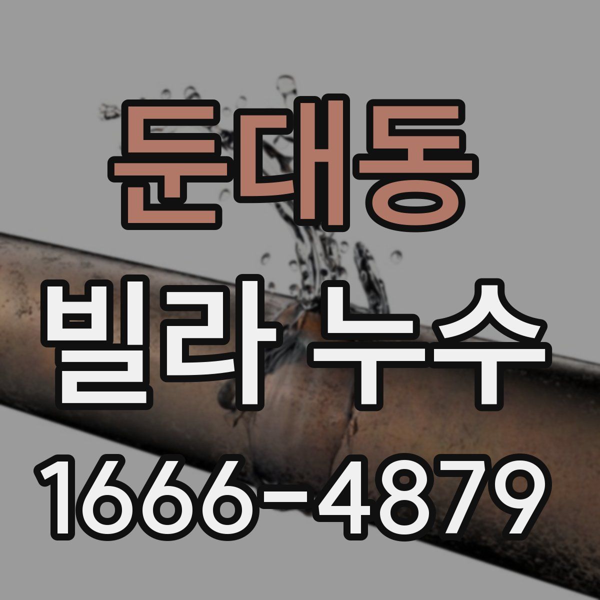 둔대동 빌라 누수
