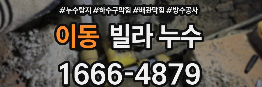 이동 빌라 누수