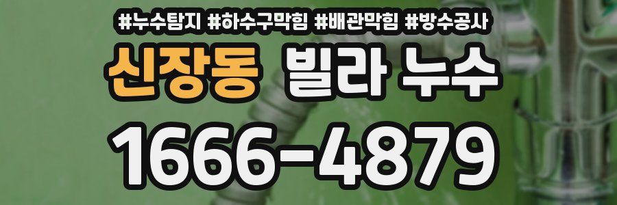 신장동 빌라 누수