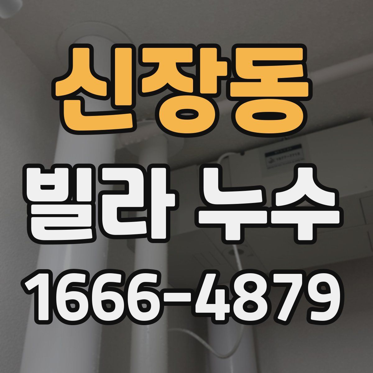 신장동 빌라 누수