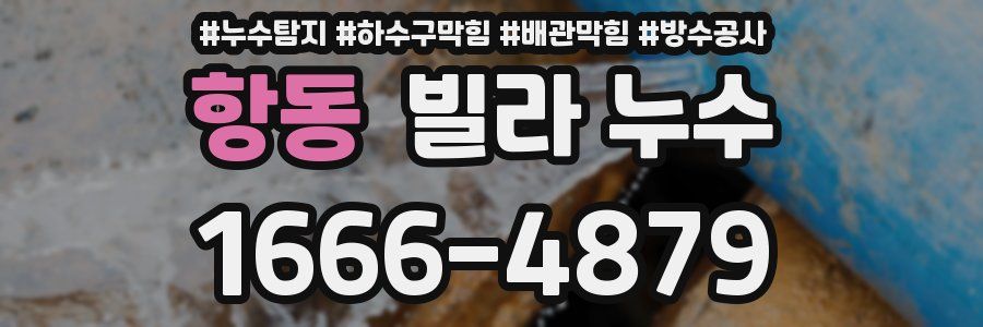 항동 빌라 누수