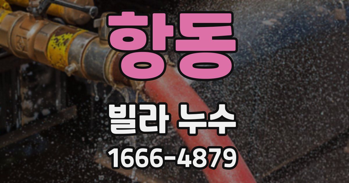 항동 빌라 누수