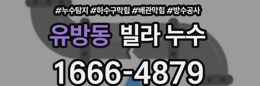 유방동 빌라 누수