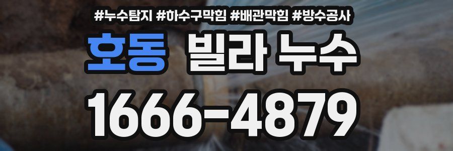 호동 빌라 누수