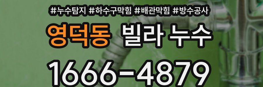 영덕동 빌라 누수