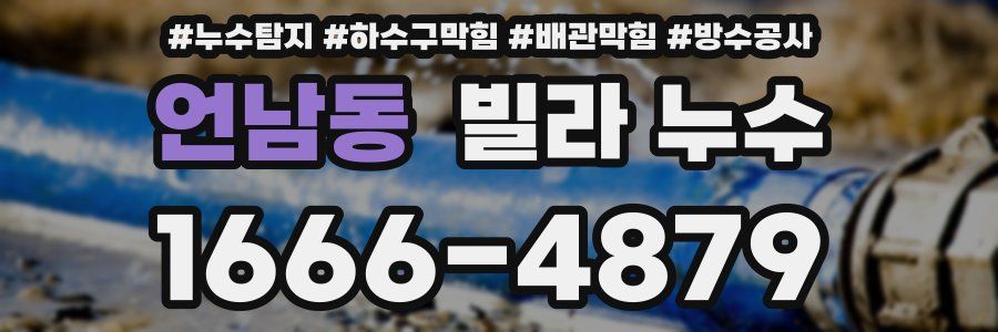 언남동 빌라 누수