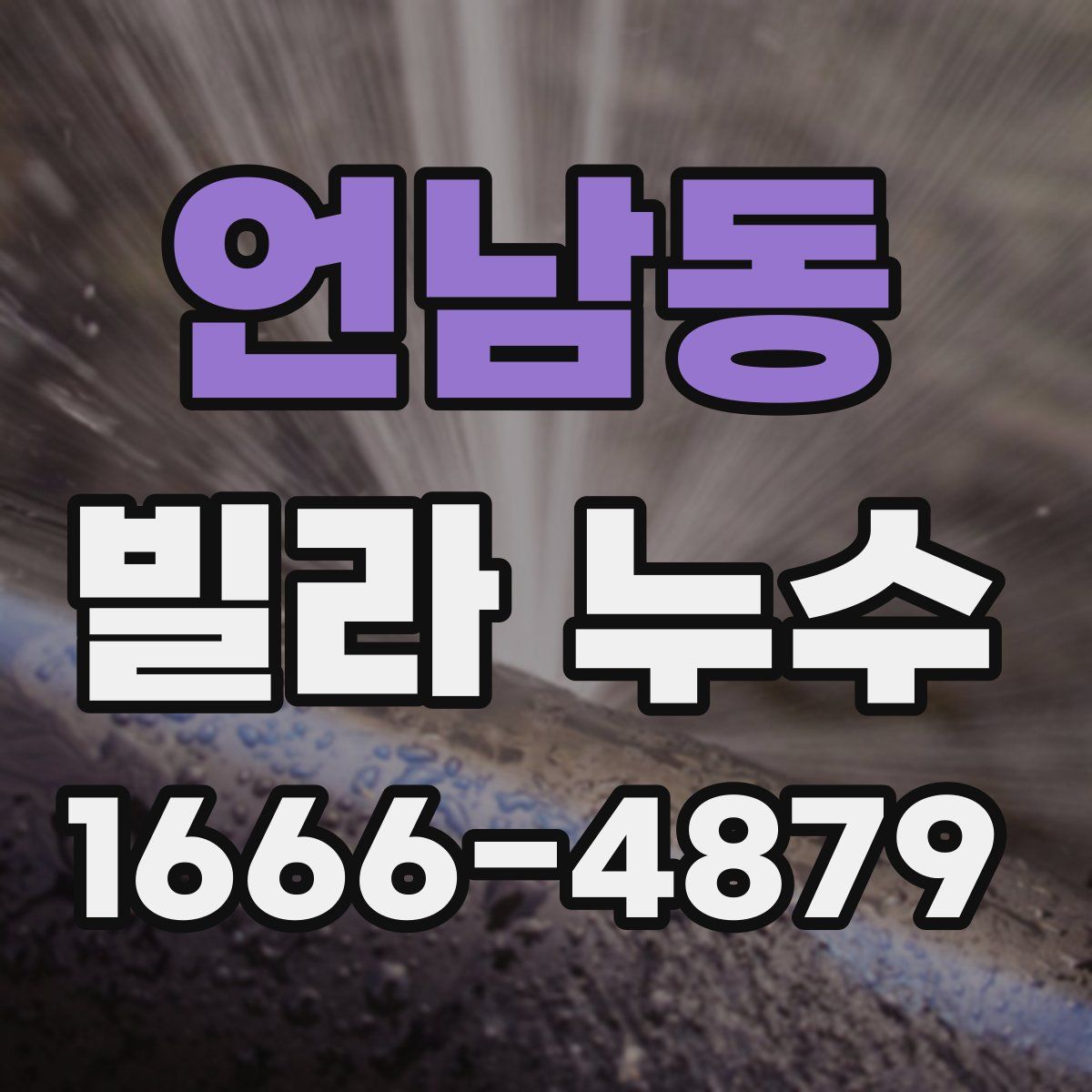 언남동 빌라 누수