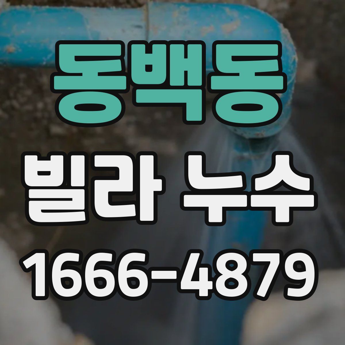 동백동 빌라 누수