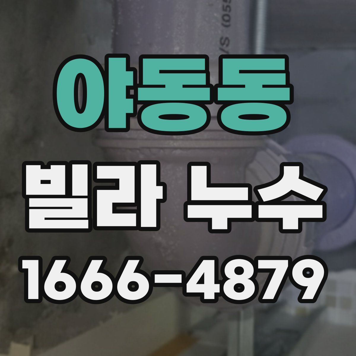 야동동 빌라 누수