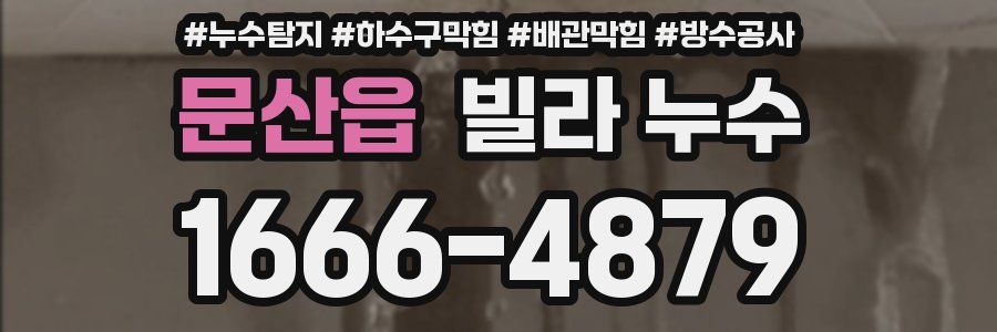 문산읍 빌라 누수