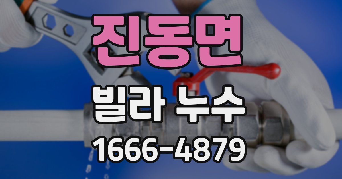 진동면 빌라 누수