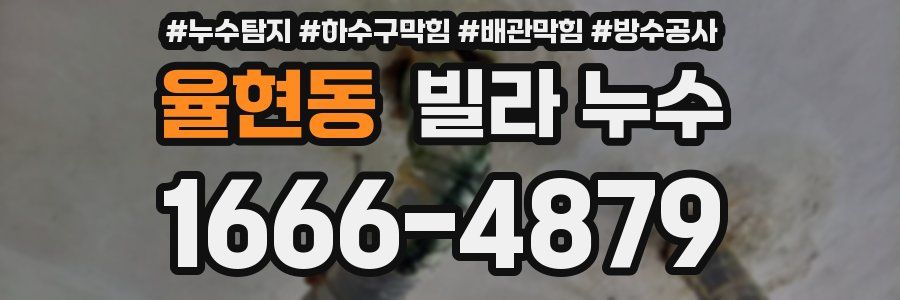 율현동 빌라 누수