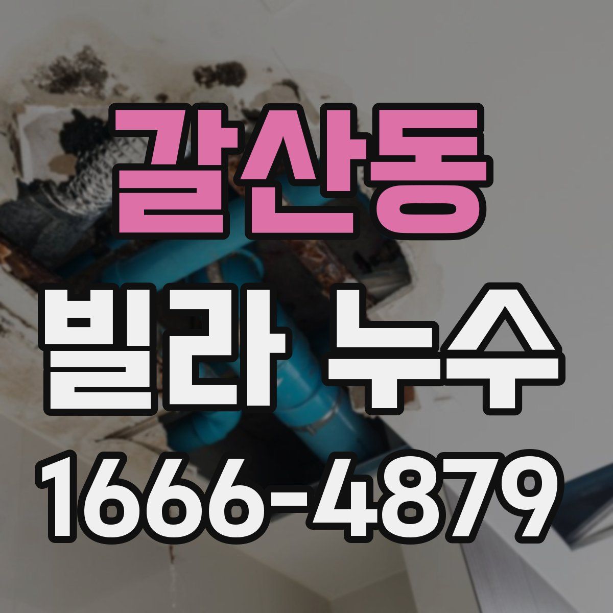 갈산동 빌라 누수