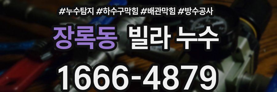장록동 빌라 누수