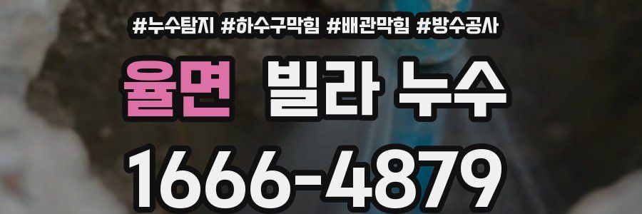 율면 빌라 누수