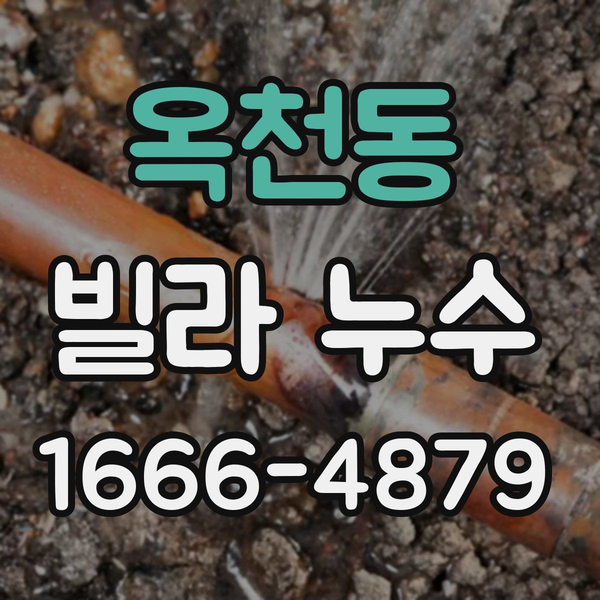 옥천동 빌라 누수