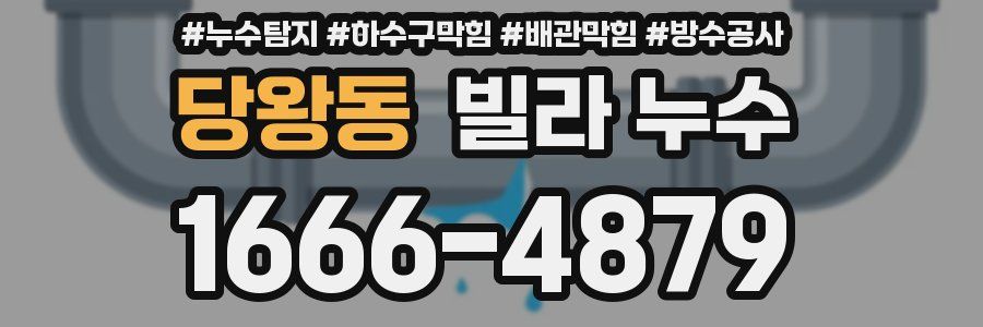 당왕동 빌라 누수