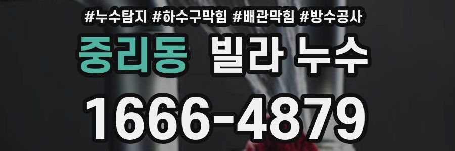 중리동 빌라 누수