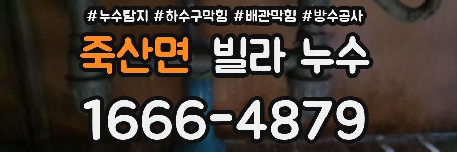 죽산면 빌라 누수