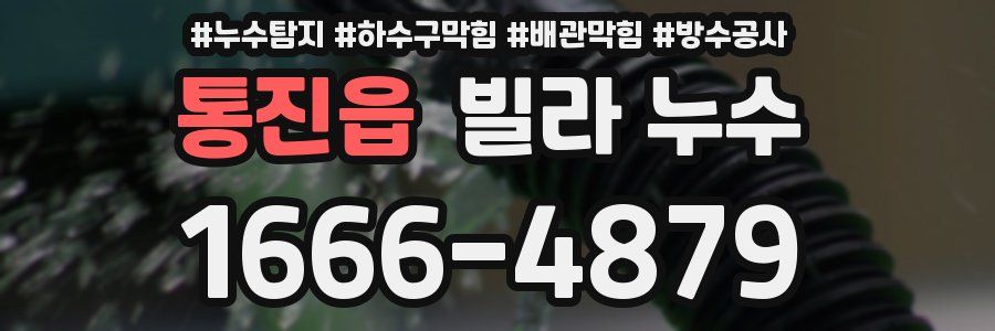 통진읍 빌라 누수