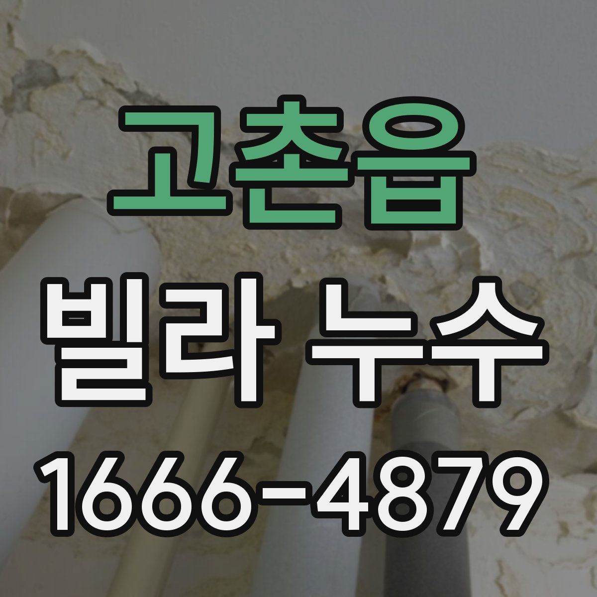 고촌읍 빌라 누수