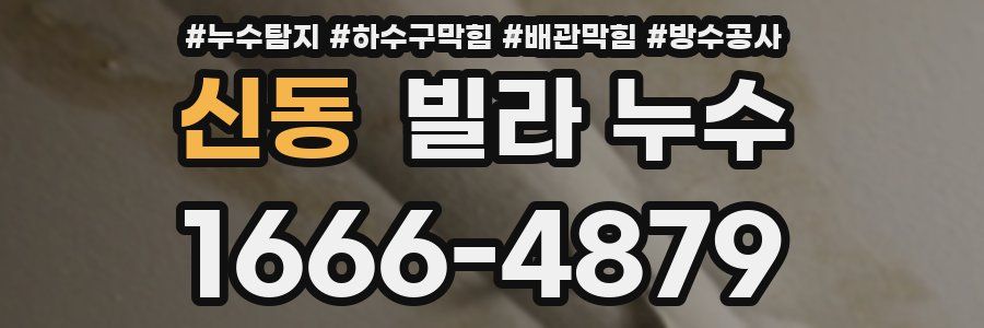 신동 빌라 누수