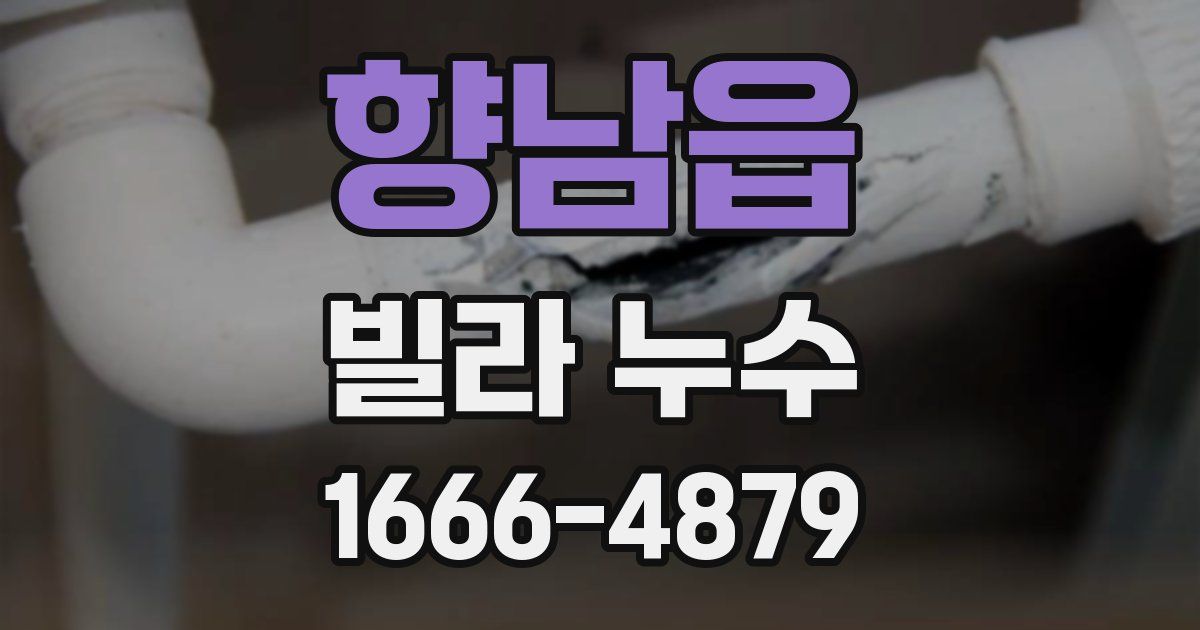 향남읍 빌라 누수