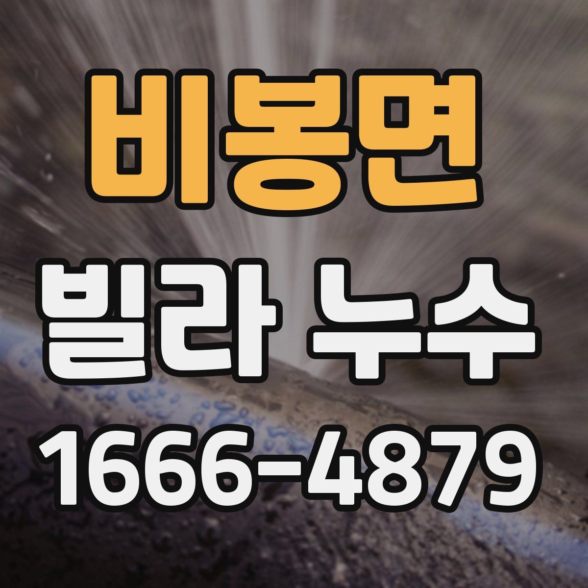 비봉면 빌라 누수